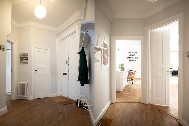 Objektsbild på hallen